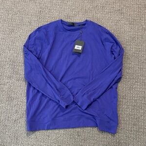 G/FORE purple V-Neck Long Sleeve Shirt